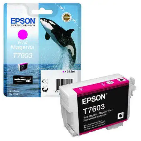 Epson T7603-C13T76034010 Kırmızı Orjinal Kartuş