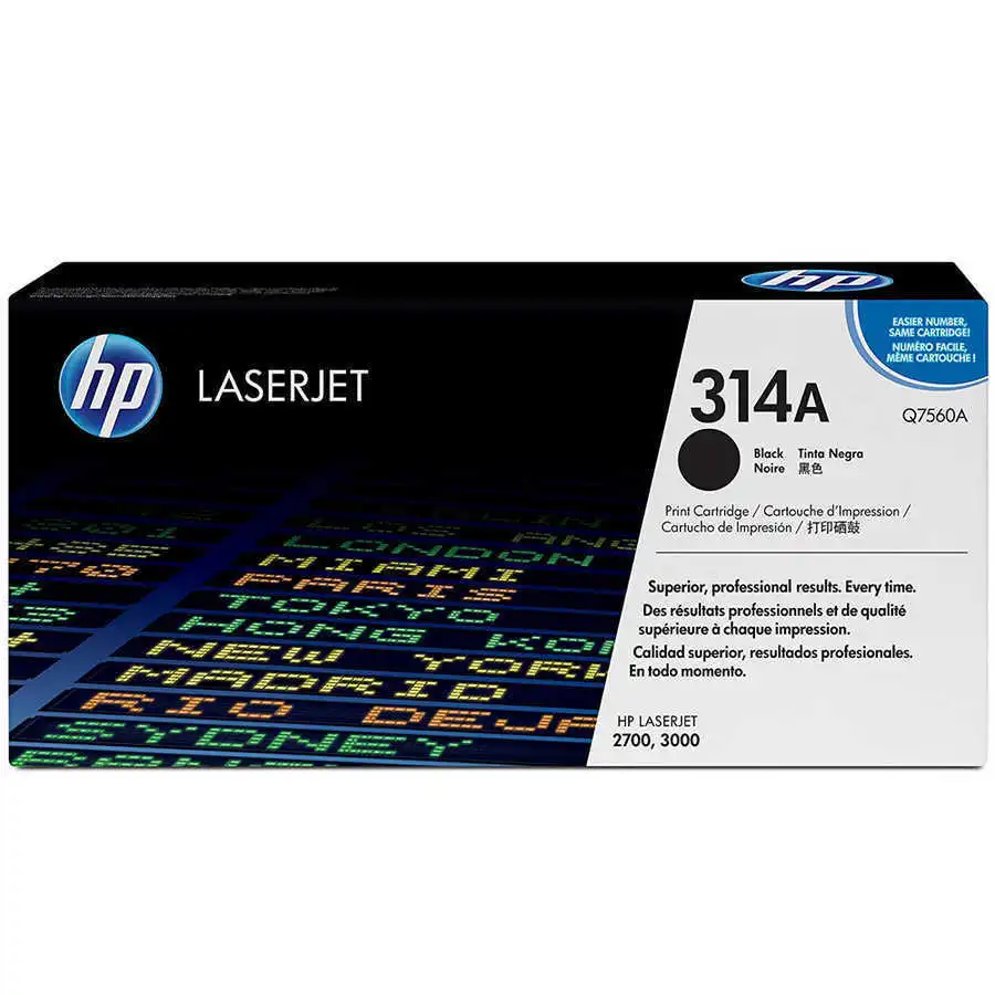 Hp 314A-Q7560A Siyah Orjinal Toner