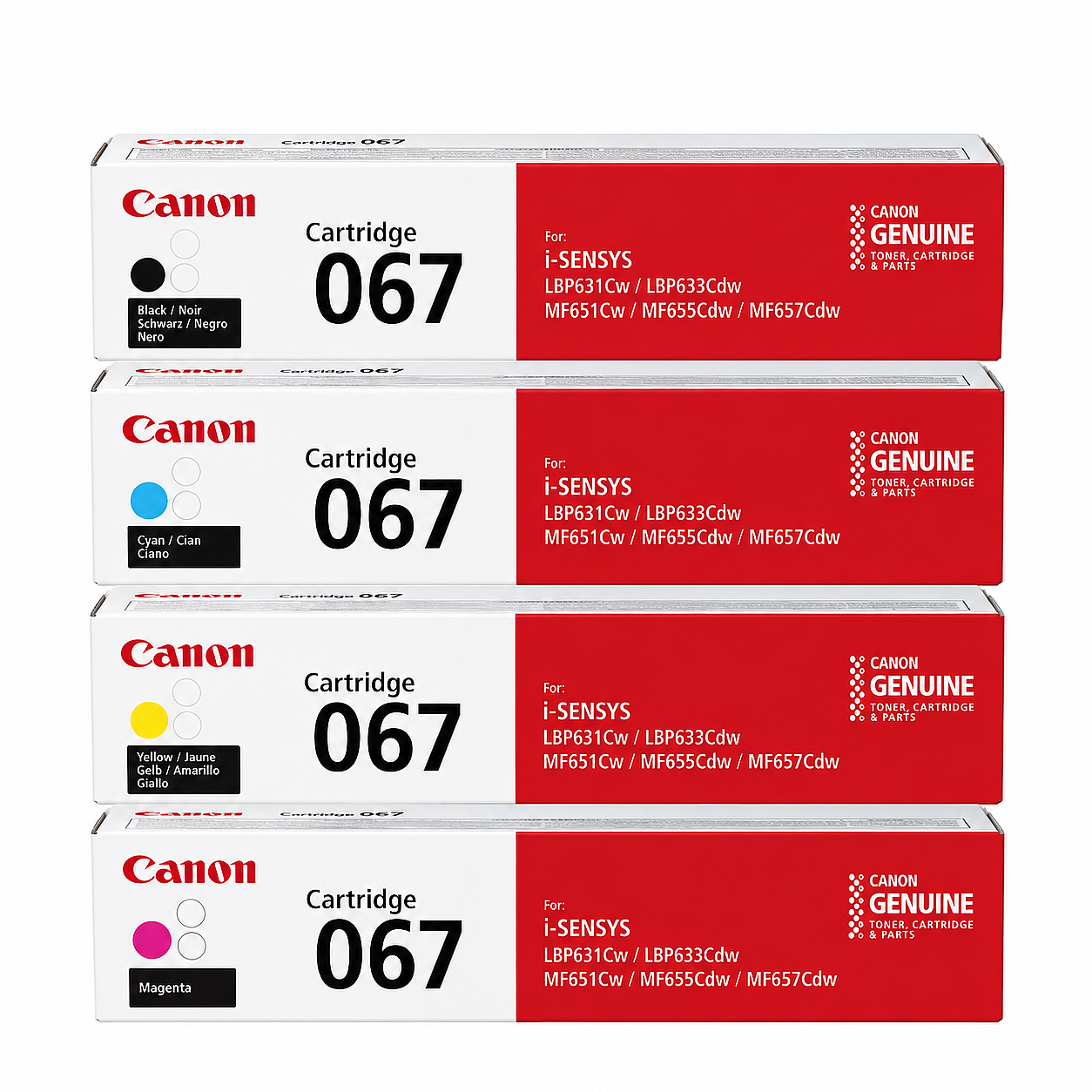 Canon CRG-067 Orijinal Toner Takımı