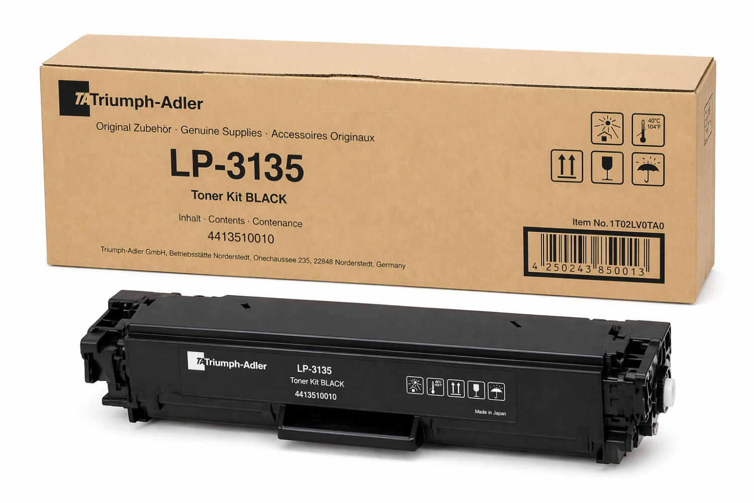 Triumph Adler LP-3135 Siyah Orijinal Toner