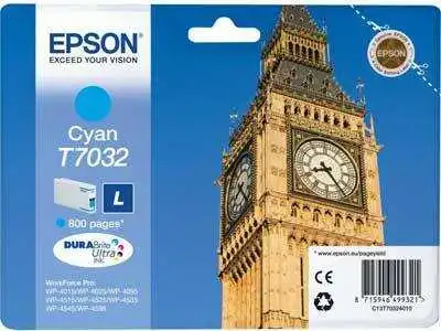 Epson T7032-C13T70324010 Mavi Orjinal Kartuş