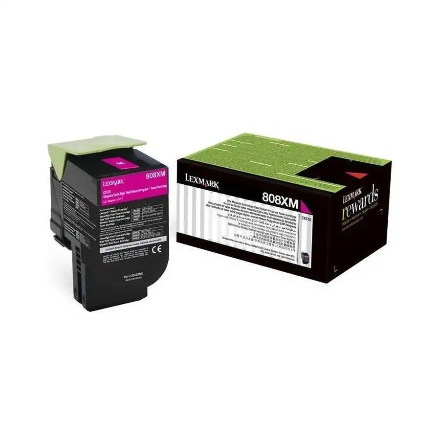 Lexmark CX510-80C8XM0 Kırmızı Orjinal Toner