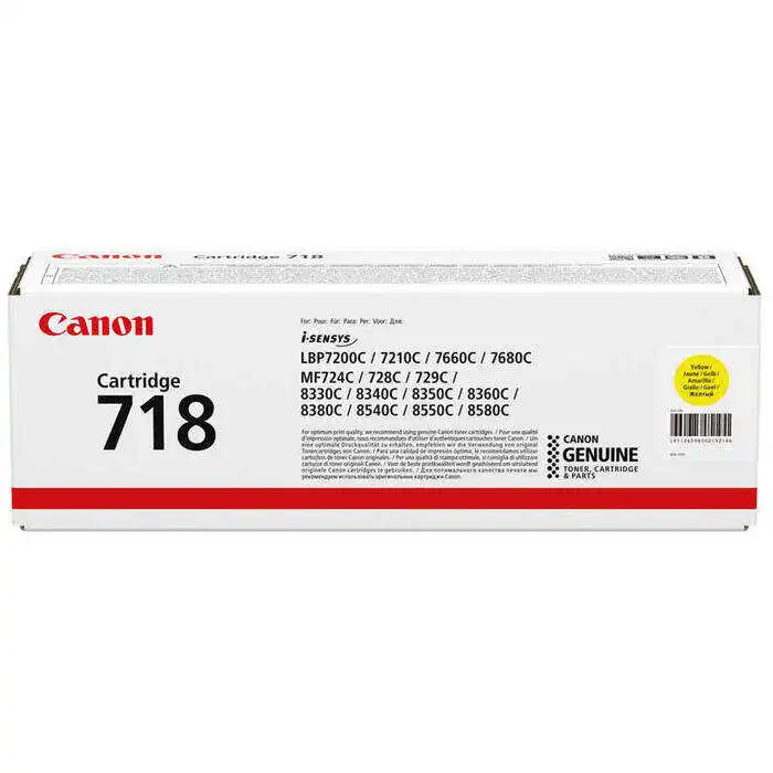 Canon Crg-718 Orjinal Sarı Toner