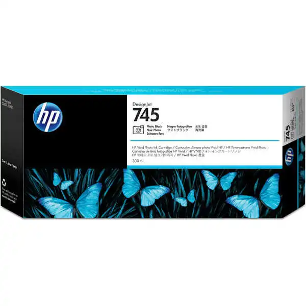 Hp 745-F9K04A Foto Siyah Orjinal Kartuş Yüksek Kapasiteli