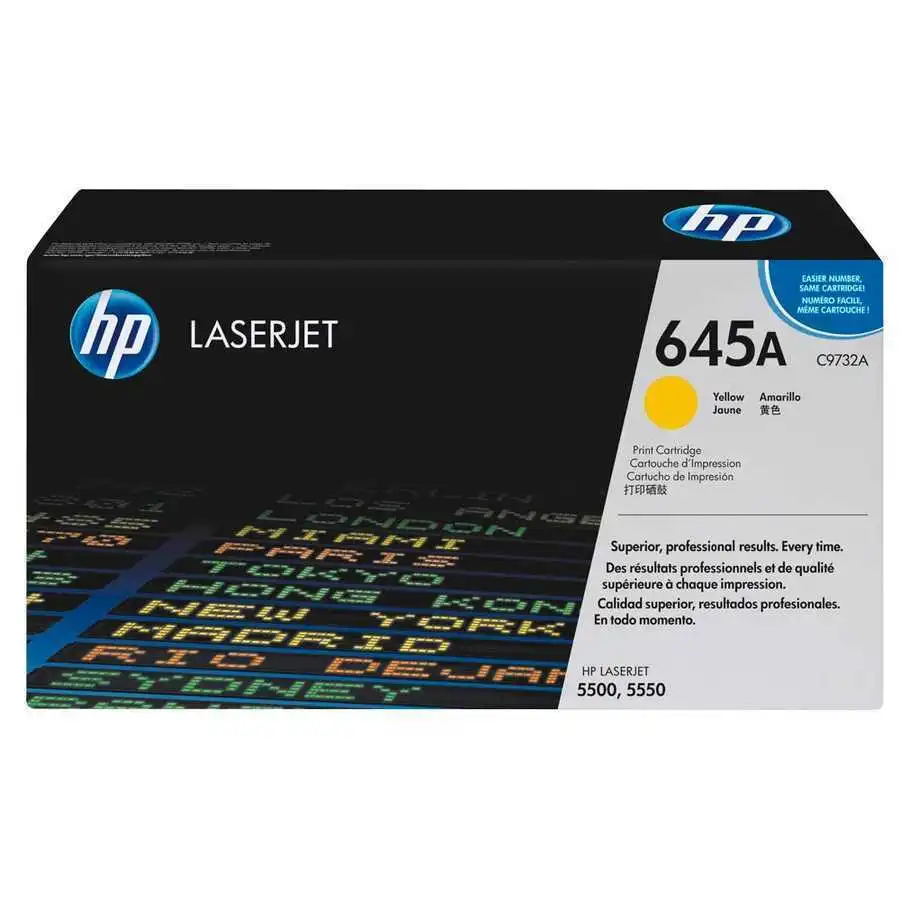 Hp 645A-C9732A Orjinal Sarı Toner