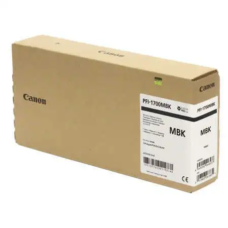 Canon PFI-1700MBK/0774C001 Mat Siyah Orjinal Kartuş