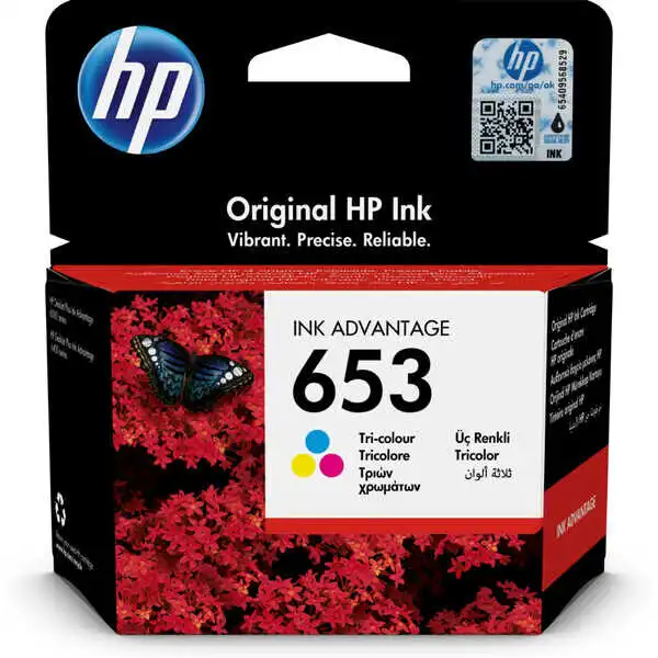 Hp 653-3YM74AE Renkli Orjinal Kartuş