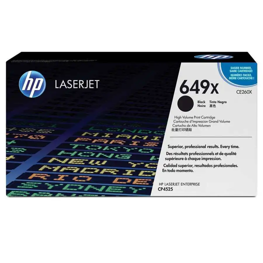 Hp 649X-CE260X Siyah Orjinal Toner Yüksek Kapasiteli