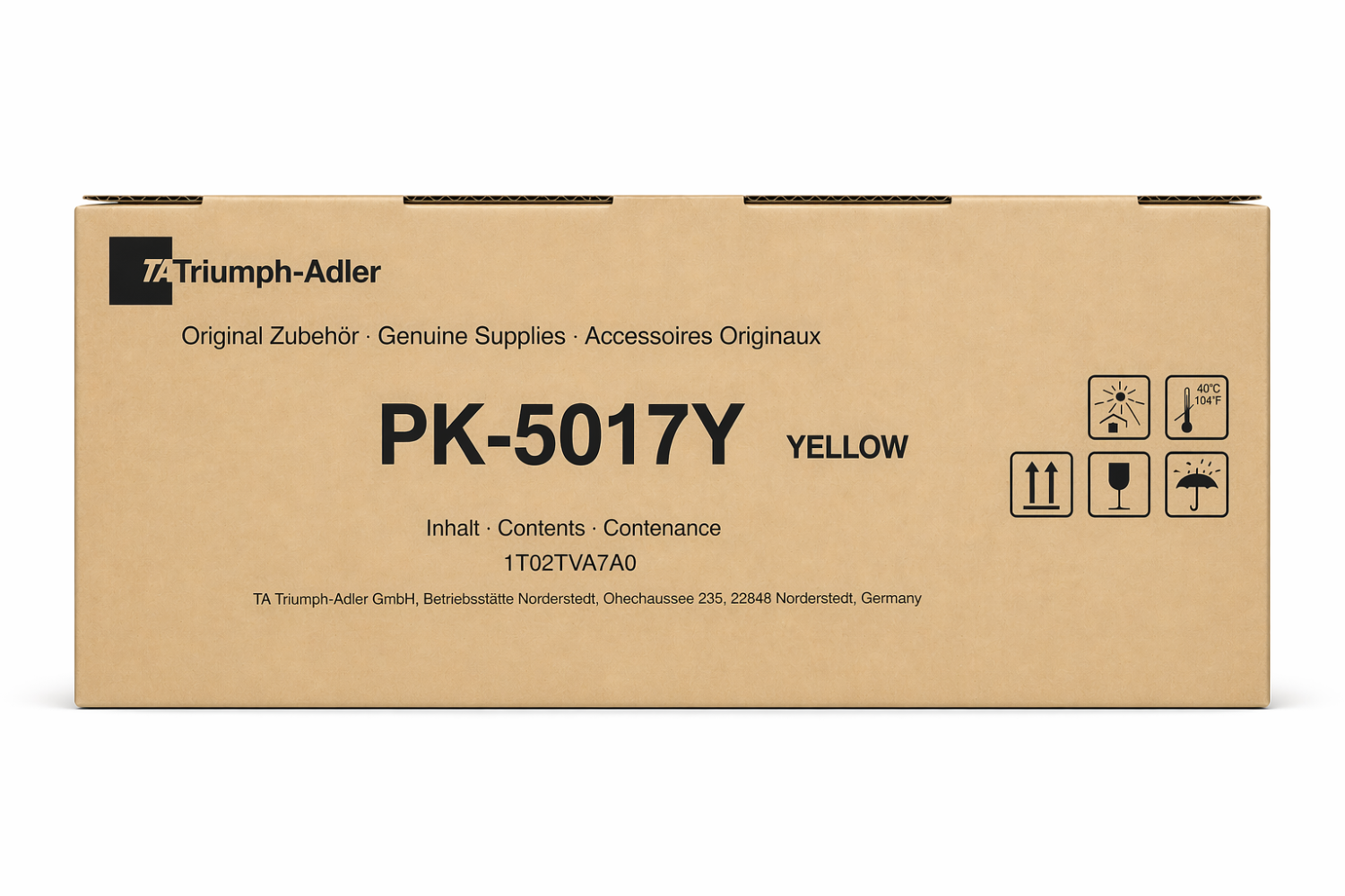 Triumph Adler PK-5017 1T02TVAUT0 Sarı Orijinal Toner