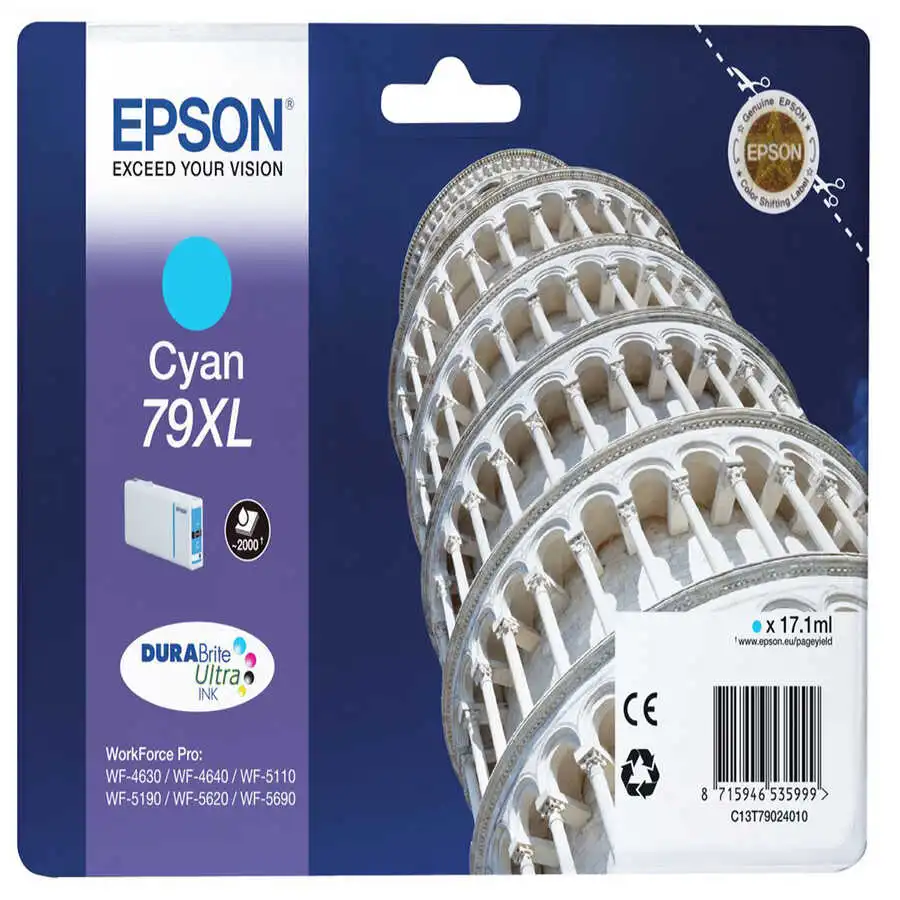 Epson 79XL-C13T79024010 Mavi Orjinal Kartuş