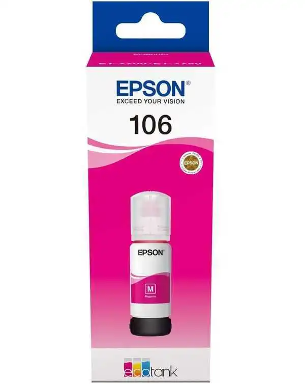 Epson 106-C13T00R340 Kırmızı Orijinal Mürekkep