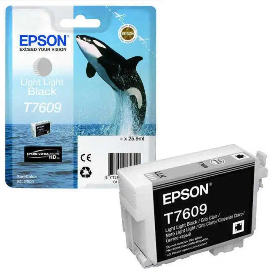 Epson T7609-C13T76094010 Açık Açık Siyah Orjinal Kartuş