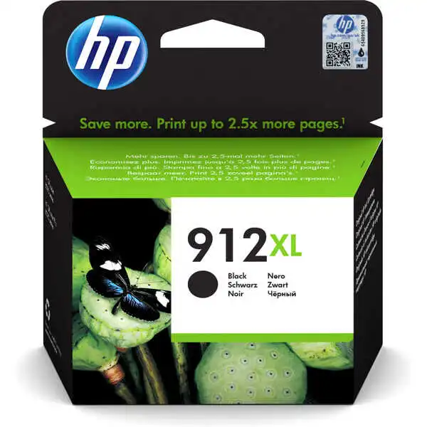 Hp 912XL-3YL84AE Siyah Orjinal Kartuş Yüksek Kapasiteli