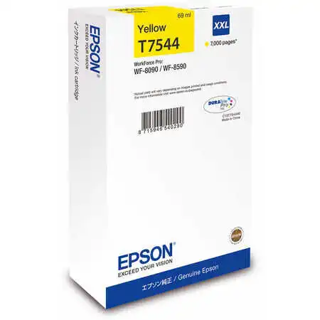 Epson T7544XXL-C13T754440 Sarı Orjinal Kartuş